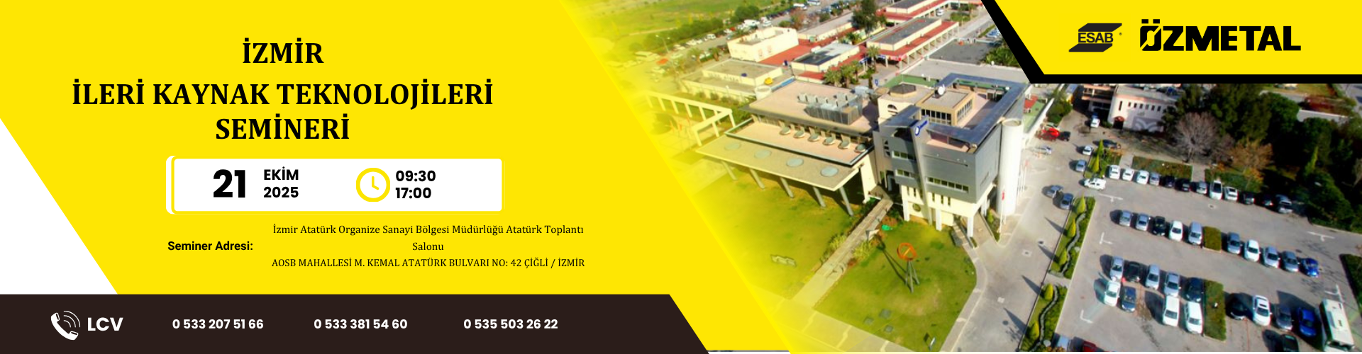 21 Ekim 2025 İzmir Semineri